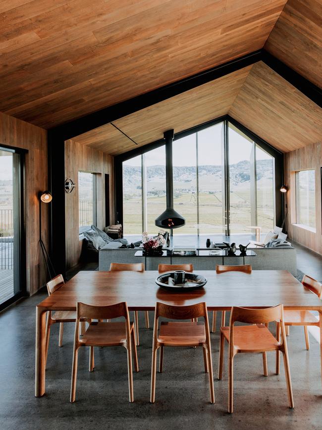 Dovecote looks out on rolling hills. Picture: Camber Collective/Ferrari Australia