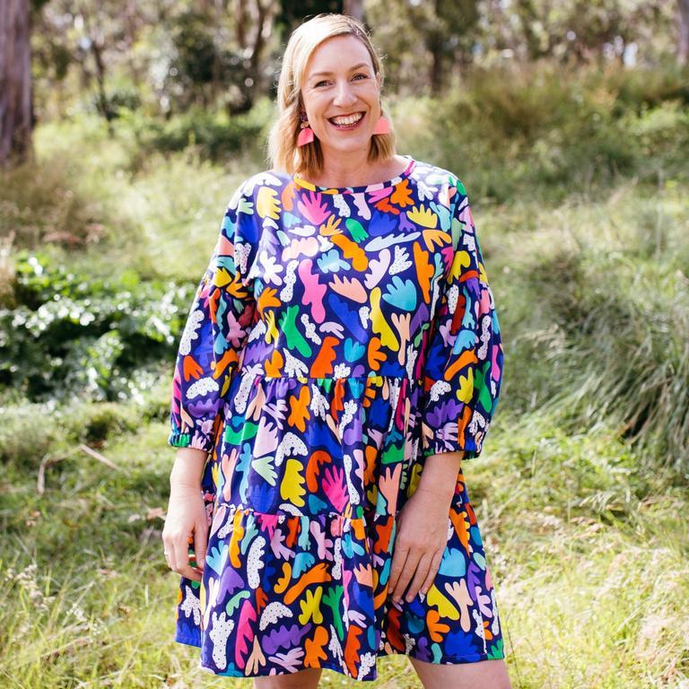 Colour Pop Designs founder Anna Mazzetti, is one of many Australians who started a business during the pandemic. Picture: Supplied