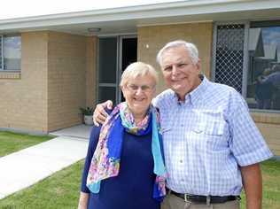 LOVING IT: New Clarence Village on Queen residents Athol and Jan Green moved into unit 1 in the complex a month ago after moving out of the their home of 51 years in South Grafton. Picture: Tim Howard