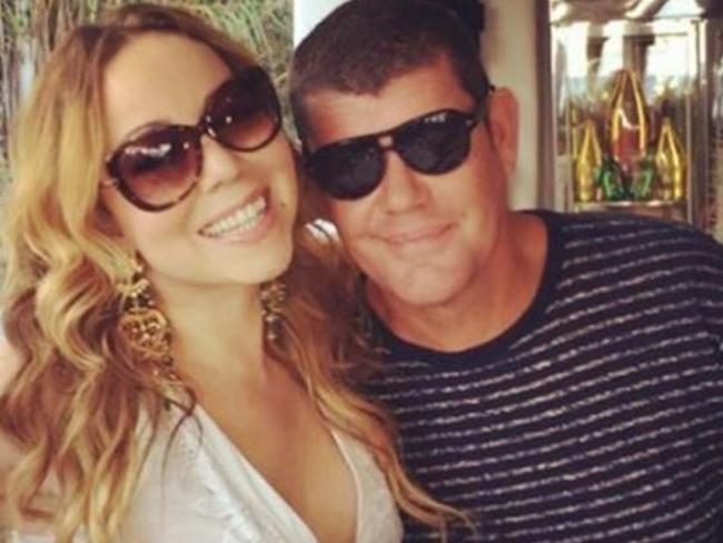 Mariah Carey and James Packer in Mykonos, Greece. Picture: Mariah Carey/Instagram