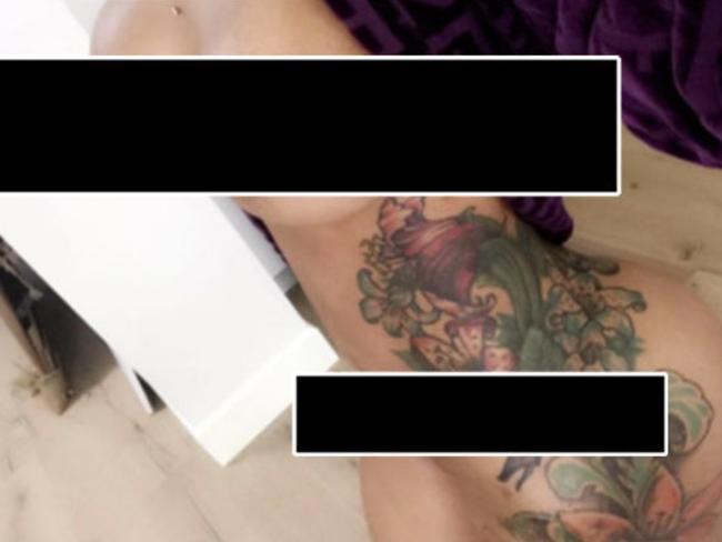 Rob Kardashian shared graphic images of his ex Blac Chyna. Picture: Instagram