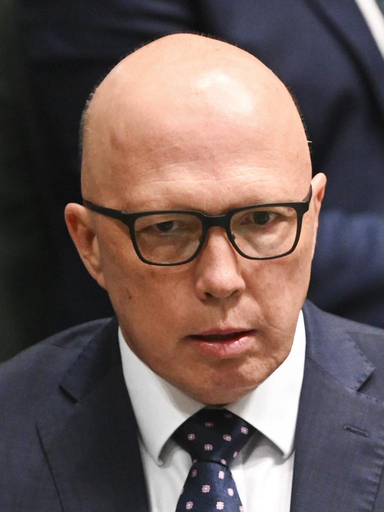 Federal Opposition Leader Peter Dutton: No.