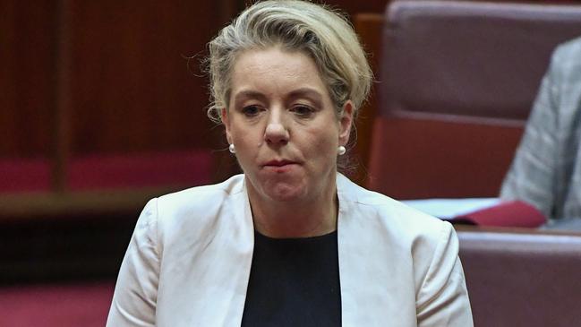 Nationals Senator Bridget McKenzie in the Senate chamber at Parliament House on Thursday. Picture: Mick Tsikas/AAP