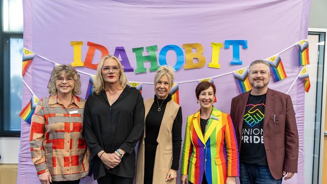 Wyndham City Council recently hosted former AFL star Danielle Laidley at an 'IDAHOBIT' event. Picture: Facebook