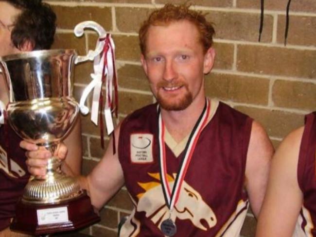 Carpenter with the 2007 premiership cup.