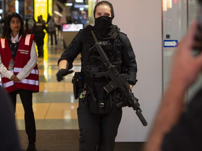 Westfield Marion is in lockdown after a person / or people with weapons have been seen inside.  23rd June 2024 Picture: Brett Hartwig