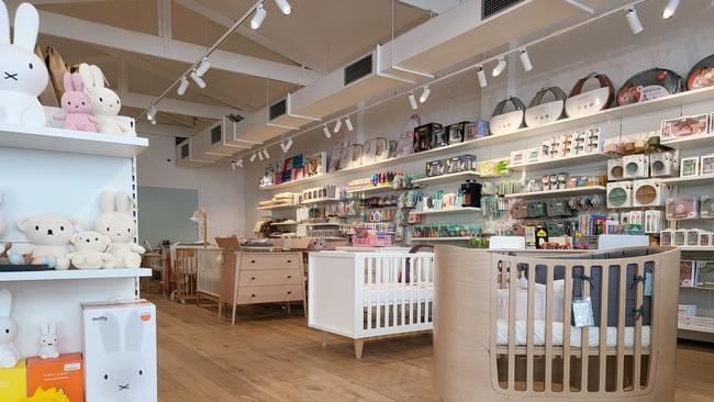 Inside the Metro Baby store in Richmond.