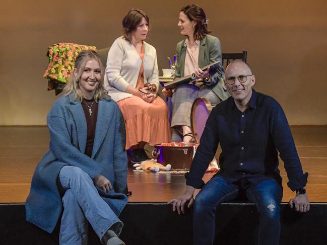 Tuesday August 30 2022A Box of Memories.The musical debuted at the Adelaide Fringe this year and is now heading to Sydney.Mum: Kathie RennerDaughter: Lauren HendersonDuncan McKellarErin McKellarPicture: Roy VanDerVegt