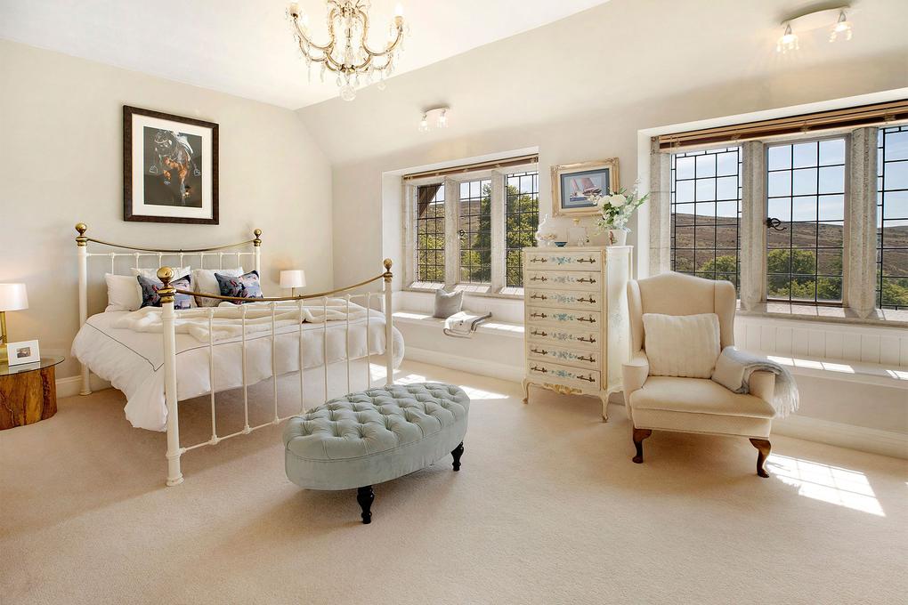 One of six bedrooms. Picture: Knight Frank/NY Post