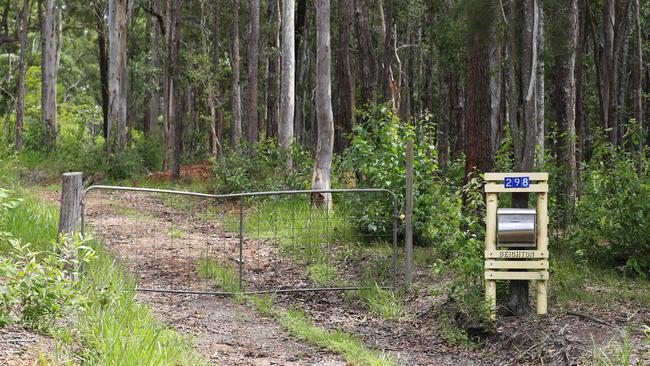 The scene of the Goomboorian property where Bruce Saunders was killed. Picture: Supplied