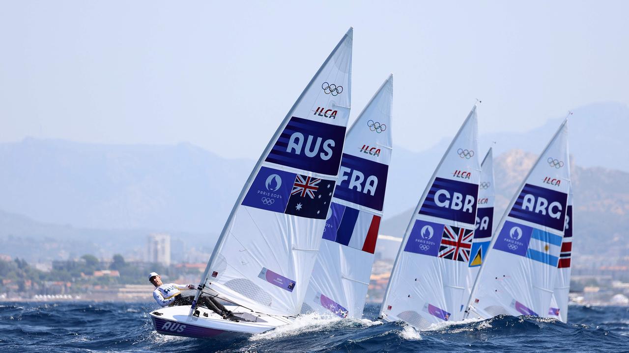 Matt Wearn wins sailing gold at the Paris Olympics in the dinghy class