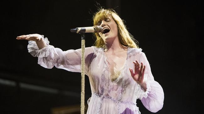 Florence and the Machine performing in Botanic Park earlier this year. Picture SIMON CROSS