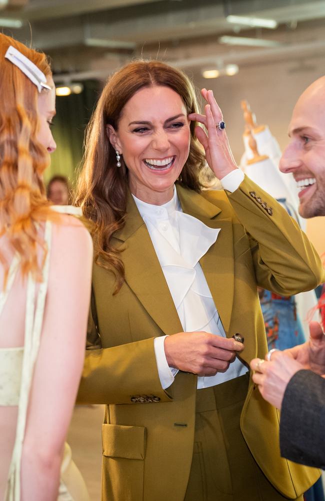 Princess Catherine at the British Fashion Council. Picture: Aaron Chown – WPA Pool/Getty Images