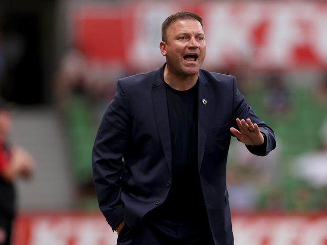 Melbourne Victory coach Arthur Diles’ first game in charge of the club was against their grand final opponents - Melbourne City. Picture: Getty Images