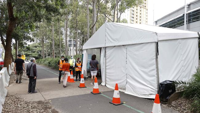 Covid cases have dropped in some suburbs across NSW.