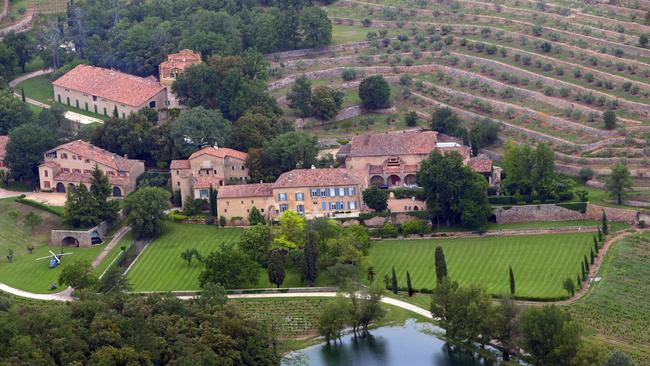 Chateau Miraval, bought by Pitt and Jolie in 2008. Picture: Michael Gange/AFP