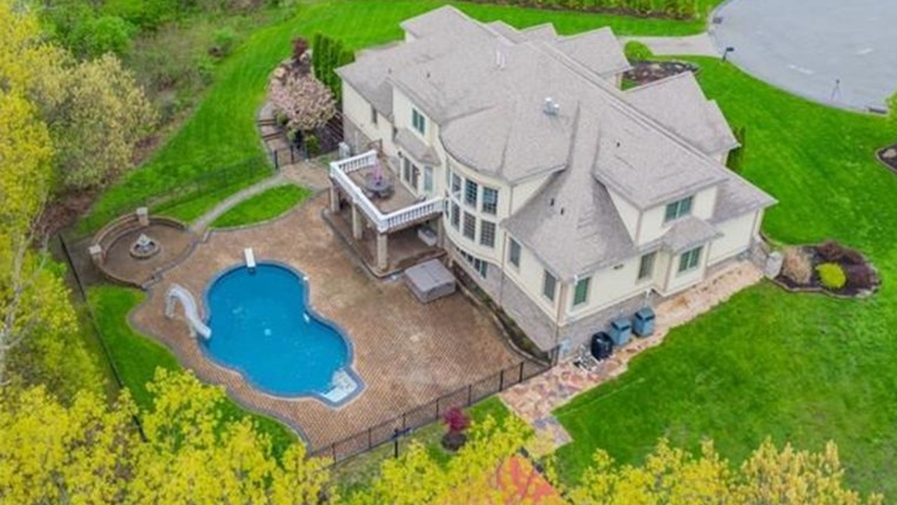 An aerial shot from a real estate listing of the five-bedder Anthony Faulk allegedly used the proceeds of fraud to purchase.