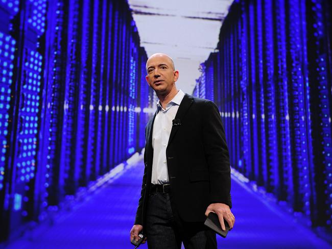 American entrepreneur and Amazon CEO Jeff Bezos. Picture: AFP PHOTO/Emmanuel Dunand