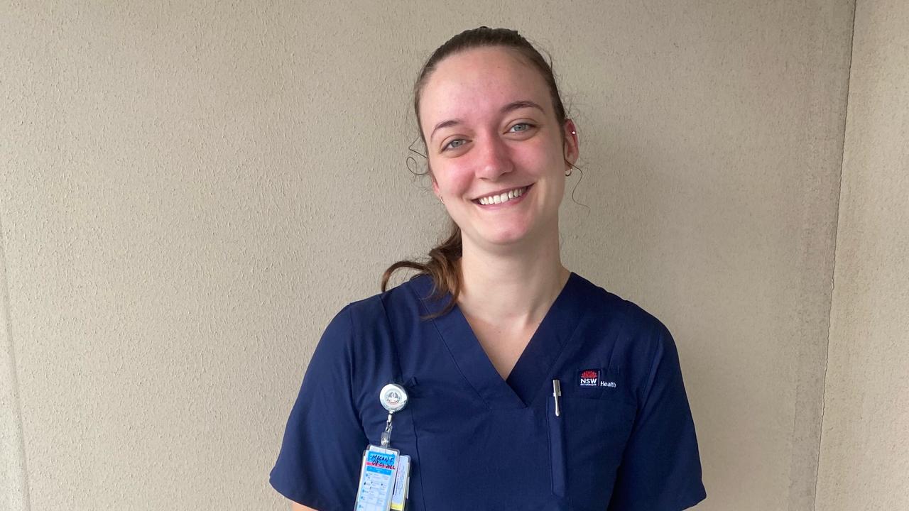 Megan Feneley, 21, is one of many young Aussies who works in health. Picture: Supplied