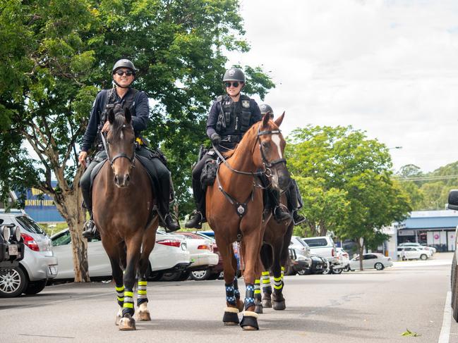 Queensland Mounted Police in Gatton. PHOTO: ALI KUCHEL