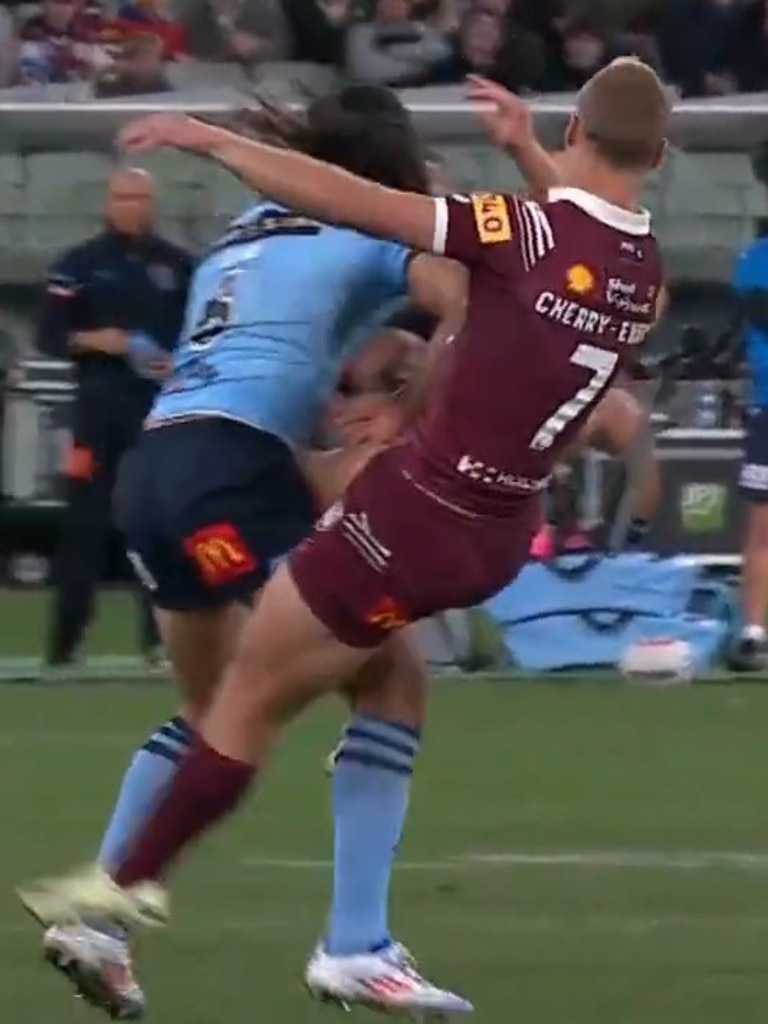 Luai didn't miss. Photo: Channel 9