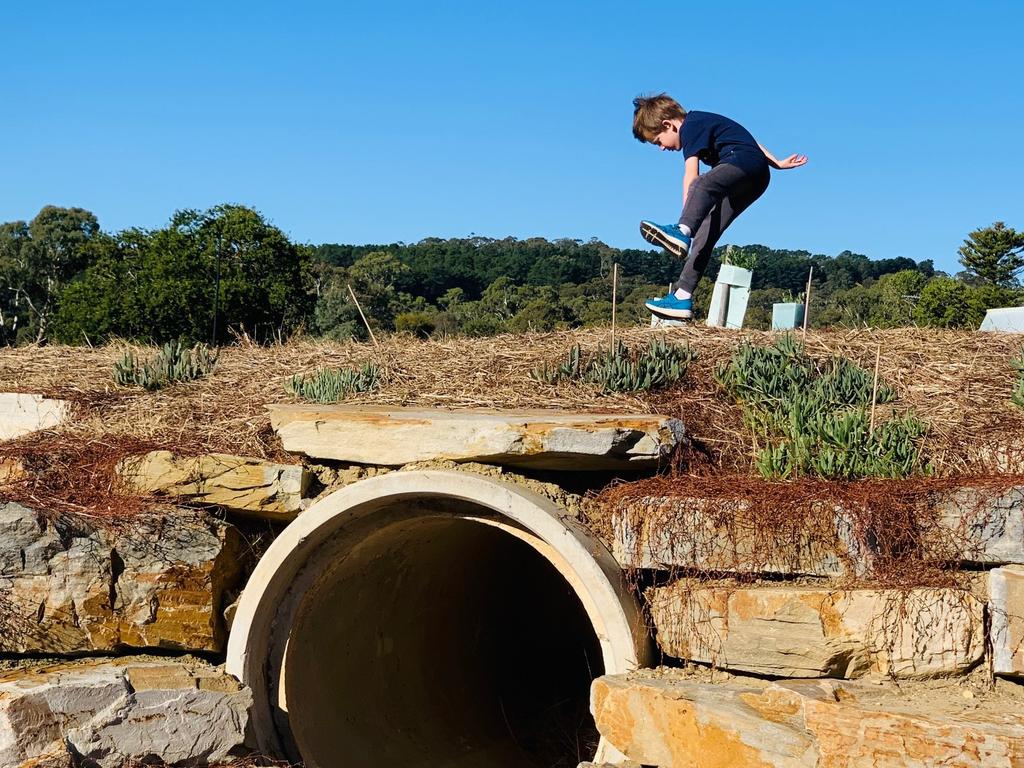 Ren Ferguson of Mt Torrens is looking forward to the creation of the Ninja Warrior style obstacle course.