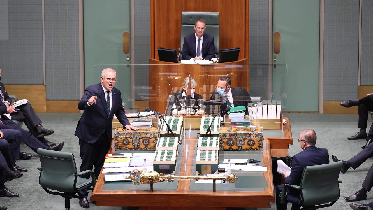 The prime minister sits in the House of Representatives as the head of the Australian Government. Picture: Gary Ramage