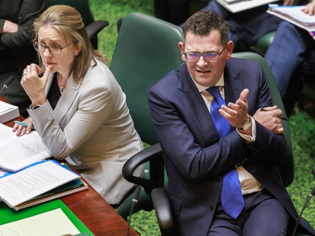 Amid concerns Jacinta Allan is failing to create a narrative for herself, the one that has begun to emerge is that she’s not merely Dan Andrews’ apprentice. Picture: David Geraghty