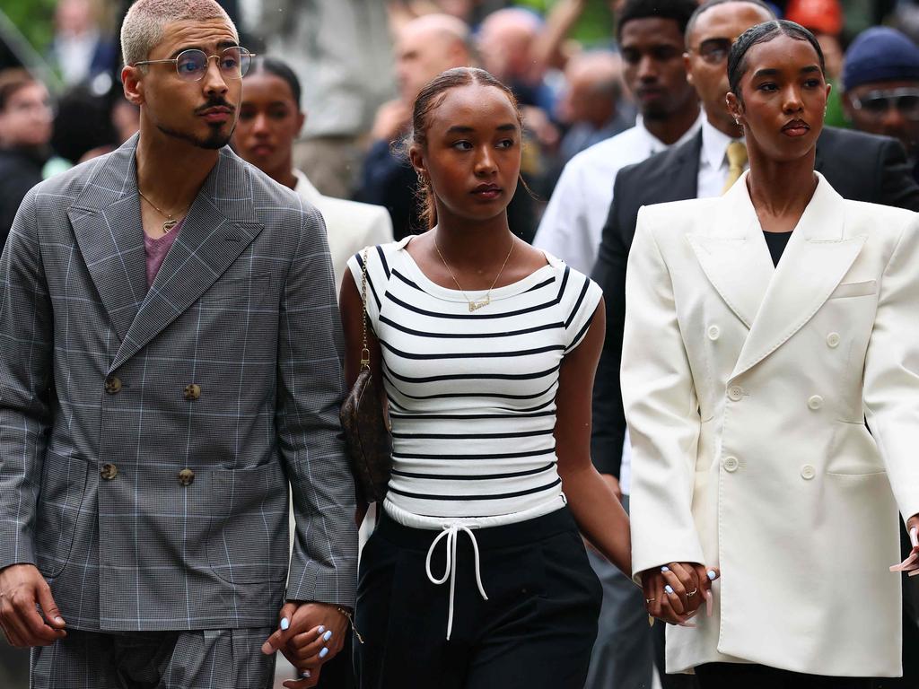 Quincy Brown, Chance Combs and D'Lila Star Combs, the children of Sean 