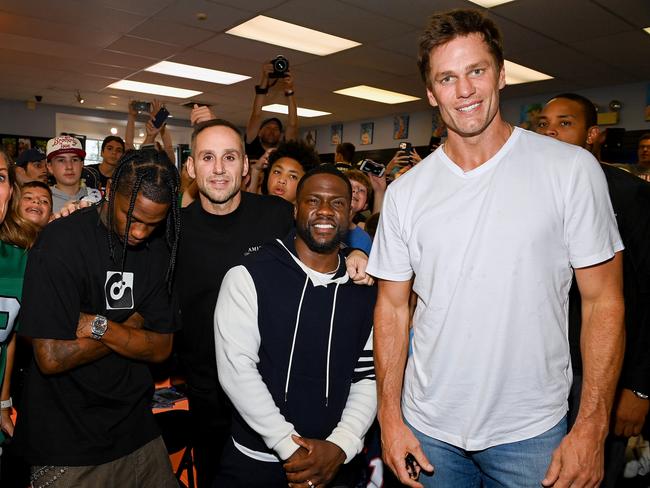 An Origin brawl is brewing over Tom Brady, with Sydney preparing an 11th hour bid to poach the NFL legend for a speaking event. Picture: Getty Images