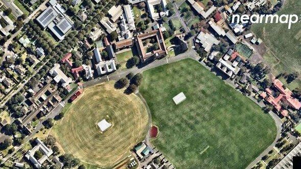 An aerial view of prestigious Geelong Grammar. Source: Nearmap