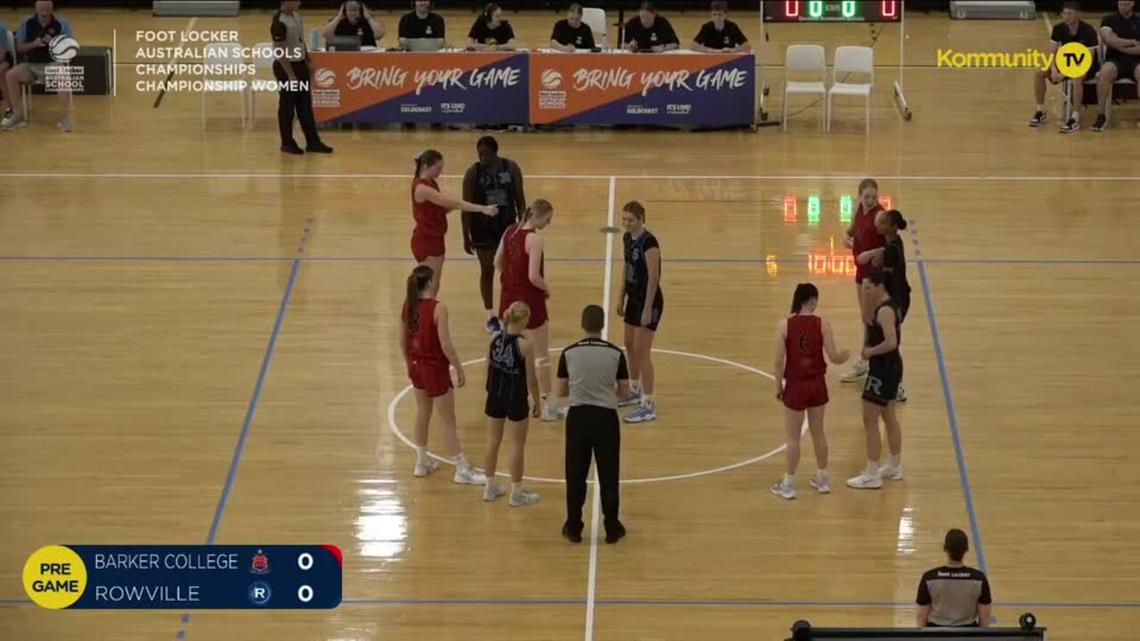 Replay: Rowville Secondary College v Barker College (Women Champ Bronze) - 2024 Basketball Australia Schools Championships Day 5