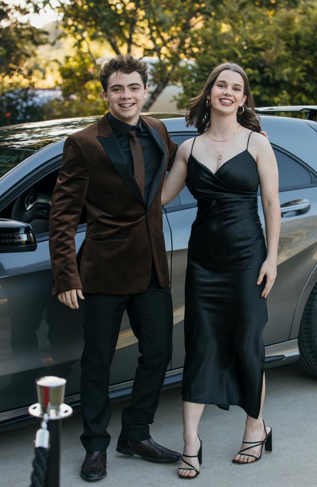 Tim and Amelia at the Glasshouse Christian College formal. Picture: Jordan Bull of JBull Photography