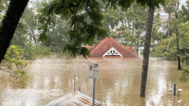 The majority of the $111m capital works program spending will be on flood recovery. Pictured is Mary St on February 26, 2022.