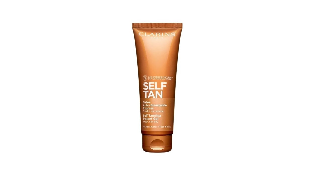 Clarins Self Tanning Instant Gel. Picture: Myer.