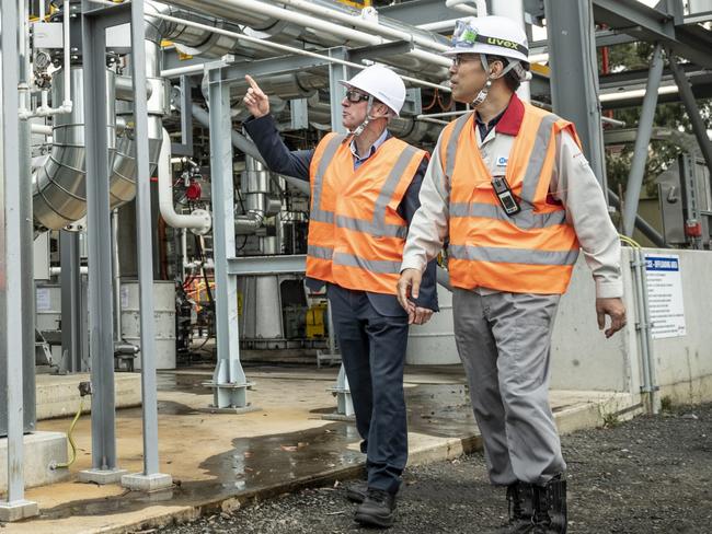 J-Power Latrobe Valley managing director Jeremy Stone and J-Power Latrobe Valley chief technical officer