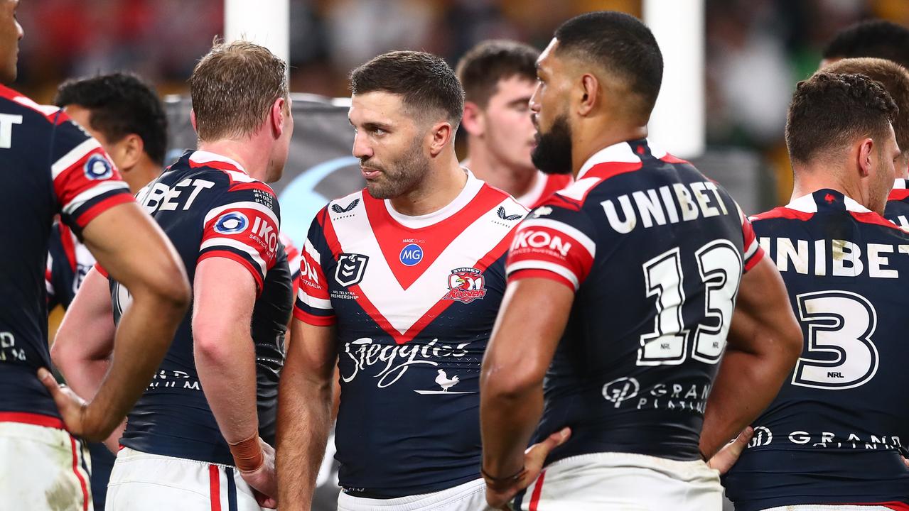 James Tedesco and the Roosters are back in the NRL finals. Picture: Chris Hyde/Getty Images