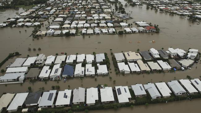 Thousands of people were displaced when large parts of Townsville were inundated. Picture: AAP Image/Andrew Rankin