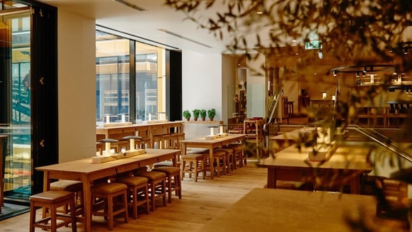 The new look interior at Vapiano in Brisbane's CBD.