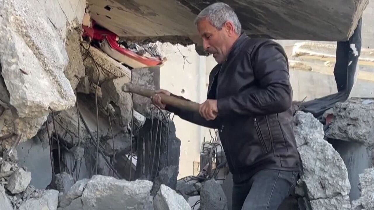 A father's desperate search for his family in Gaza