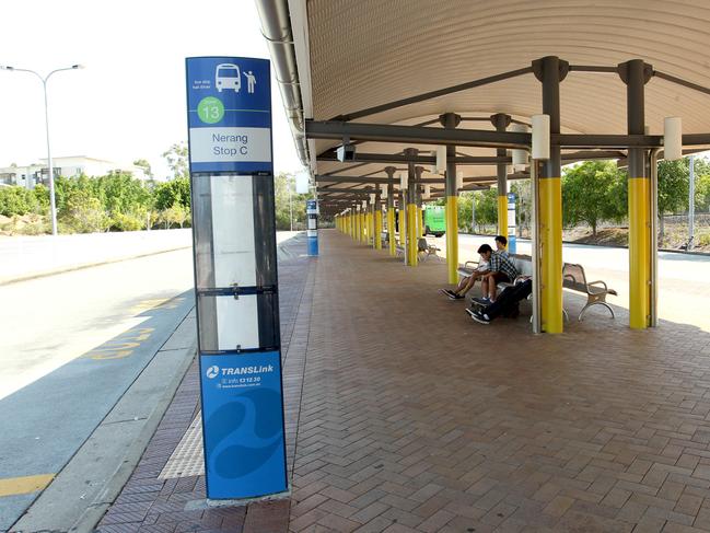 Nerang train station has been the site of several shoe thefts recently. Picture Mike Batterham.