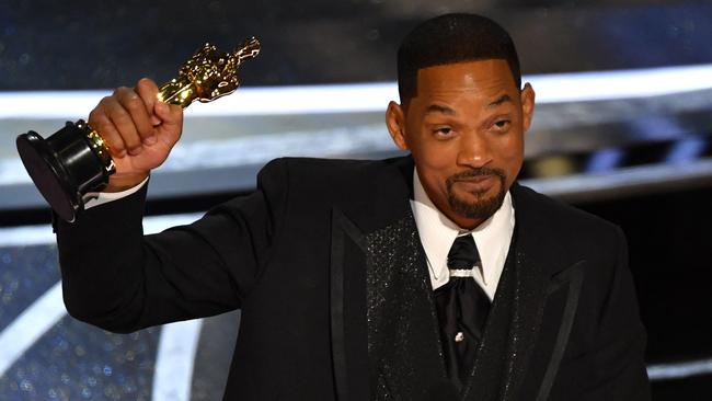 Will Smith has won the award for Best Actor in a Leading Role for King Richard. Picture: Robyn Beck / AFP