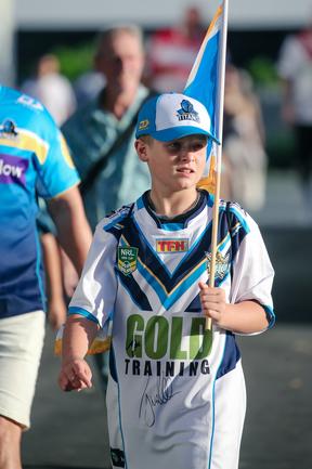 Duke Flier-Gunn turning out for Round 1 Gold Coast Titans V Dragons is Picture: Glenn Campbell