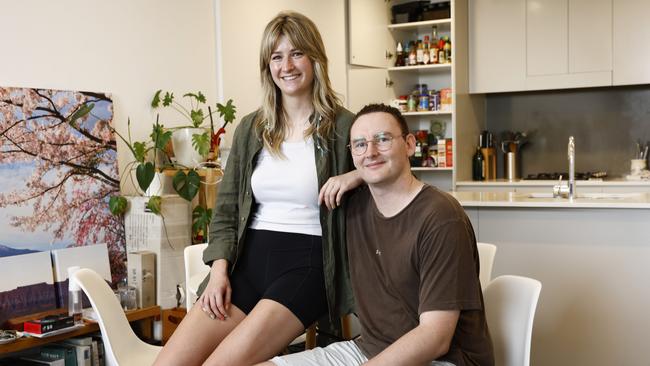 Cecilia Hollins and Jack Ellis spent months trying to find a new home. Picture: Richard Dobson