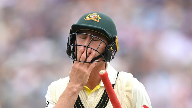 Labuschagne had a rare double failure in the first Test. Picture: Getty