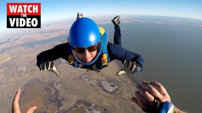 News presenter Will McDonald returns to skydiving