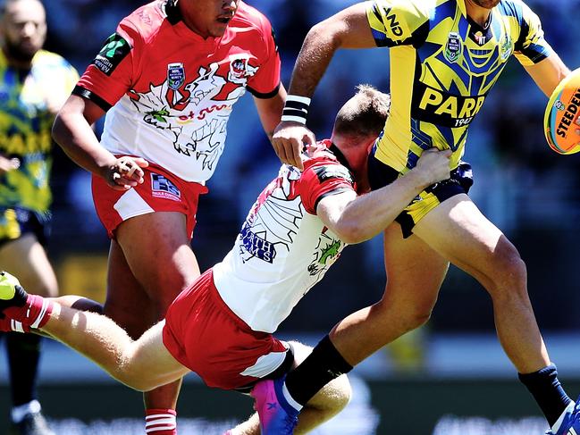 The Eels resembled an underwhelming superhero during the 2017 Nines. Photo: Anthony Au-Yeung/Getty Images