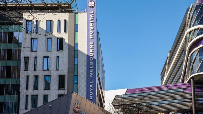 The Royal Melbourne Hospital has the worst NDIS-­related ‘bed block’ in the state. Picture: Getty Images