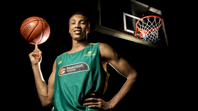 Dante Exum has beenselected by the Utah Jazz in the NBA Draft. Picture: Jason Edwards