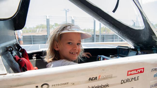 Lucy Wilson at the 2023 Bridgestone World Solar Challenge, Hidden Valley Raceway, Saturday, October 21, 2023. Picture: Pema Tamang Pakhrin.